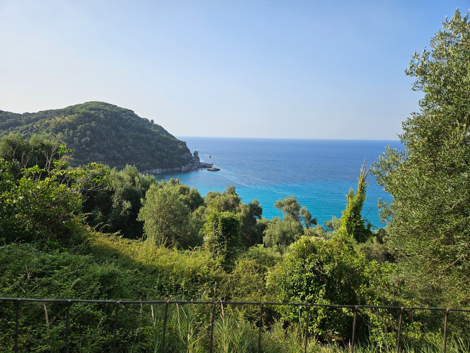 Griechenland Aussicht aus Haus